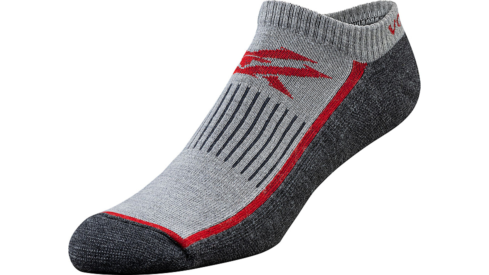 Vortex Everyday Trekker No Show Sock, Concrete, Extra Large, 120-51-CONXL