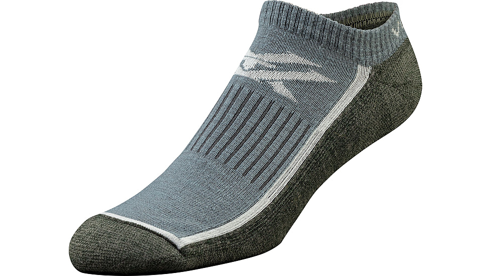 Vortex Everyday Trekker No Show Sock, Kalamata, Large, 120-51-KALL