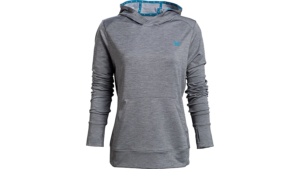 Vortex Fall Hooded Pullover - Womens, Monument, Small, 220-28-MONS