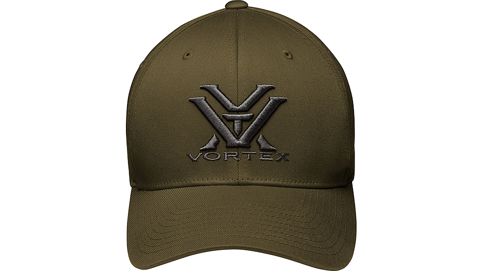 Vortex Flexfit Cap - Mens, Olive Drab, Small/Medium, 120-66-ODBSM