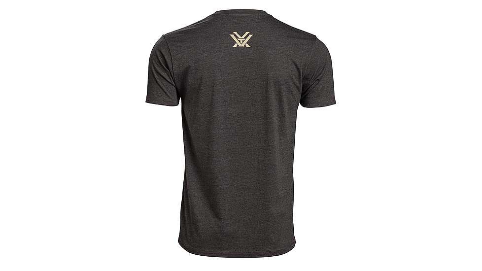 Vortex Full Tine Short Sleeve T-Shirt - Mens, Charcoal Heather, Large, 121-45-CHHL