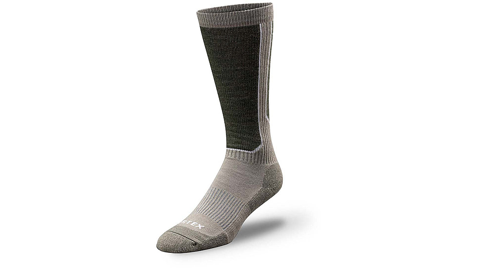 Vortex Game Trail Hunt Socks - Tick Repellent - Mens, Olive/Charcoal, M, 121-44-OLCM