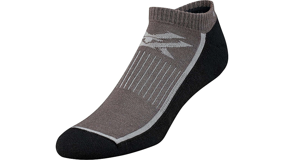 Vortex Main Trail Everyday No Show Sock - Mens, Black, M, 120-51-BLKM