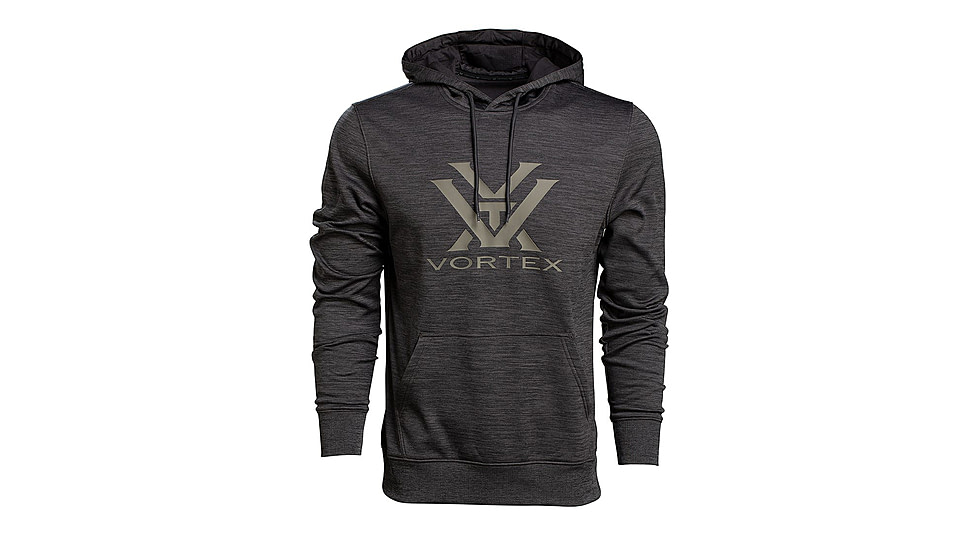 Vortex Performance Hoodie - Mens, Black Heather, 2X, 220-56-DUO2X