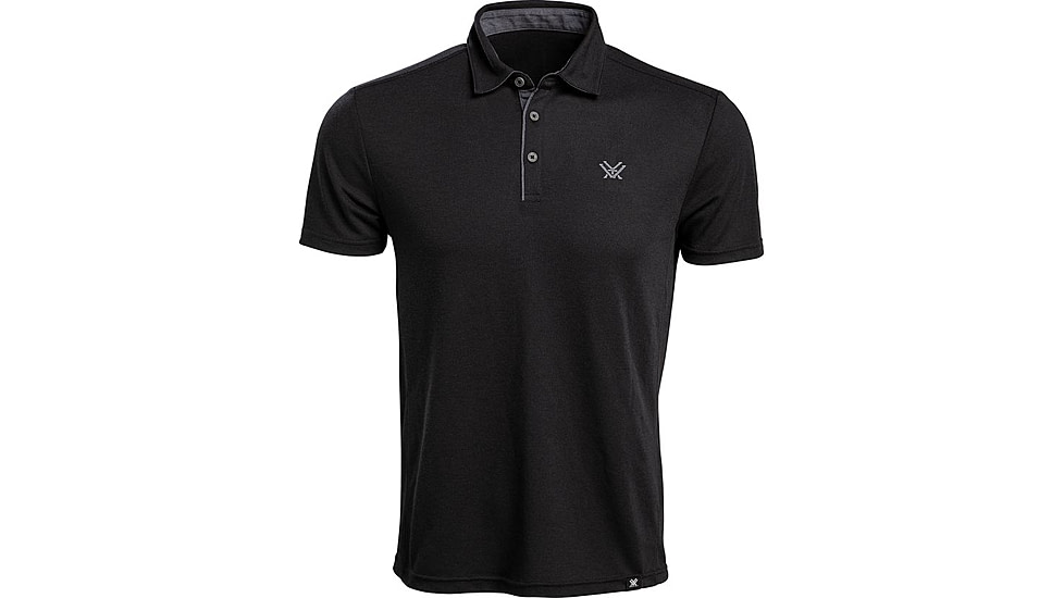Vortex Punch In Polo - Mens, Black Heather, Medium, 120-02-BLHM