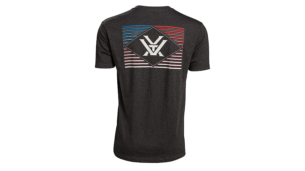 Vortex Rank And File Short Sleeve T-Shirt - Mens, Charcoal Grey, 2XL, 121-12-CHH2X