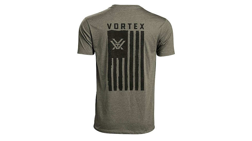 Vortex Salute Short Sleeve T-Shirt - Mens, Green, 3XL, 121-14-MIH3X
