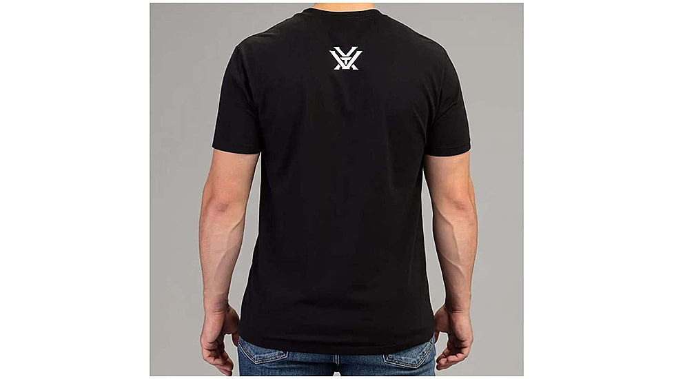 Vortex Stars and Stripes Short Sleeve T-Shirts - Mens, Black, XL, 121-13-BLKXL