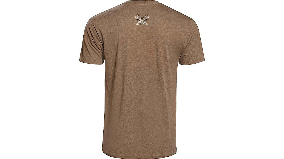 Vortex Three Peaks Short Sleeve T-Shirts - Mens, Coyote Heather, XL, 121-10-CHEXL