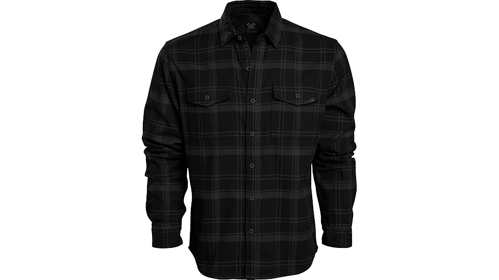 Vortex Timber Rush Flannel - Mens, Black, Extra Large, 220-14-BLKXL