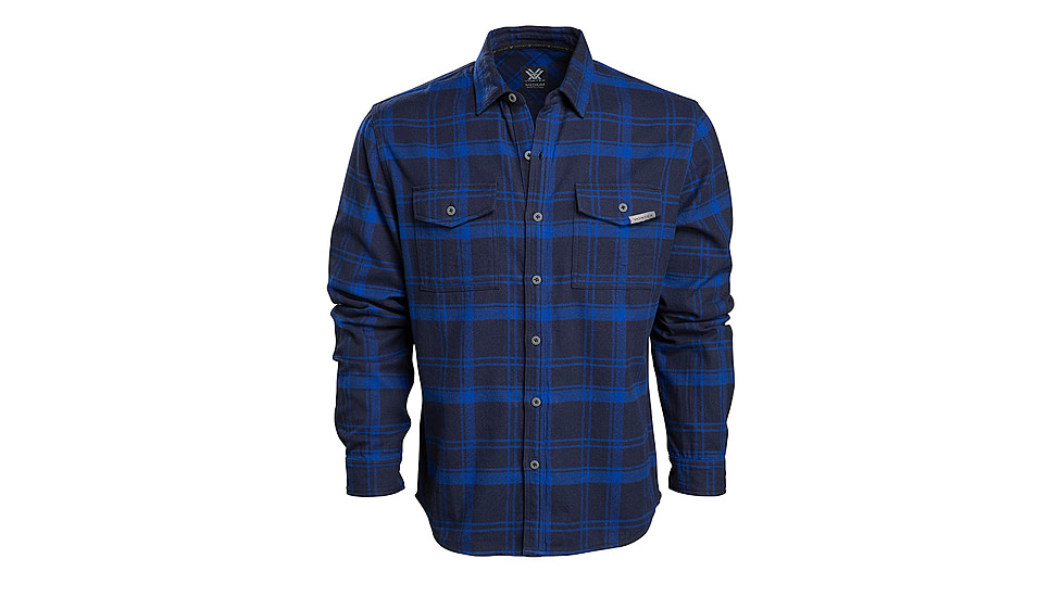 Vortex Timber Rush Flannel - Mens, Blue Jay, Small, 220-14-BLJS