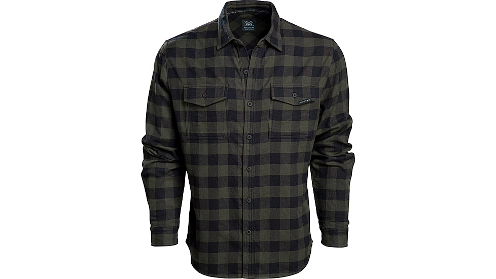 Vortex Timber Rush Flannel - Mens, Forest, 3X, 220-14-FOR3X