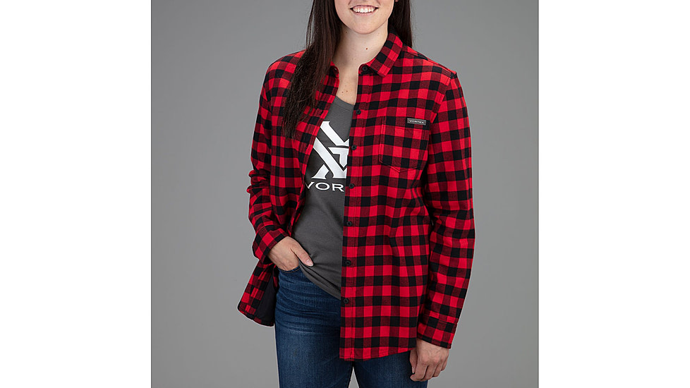Vortex Timber Rush Flannel - Womens, Red Buffalo, Extra Large, 220-26-RBOXL