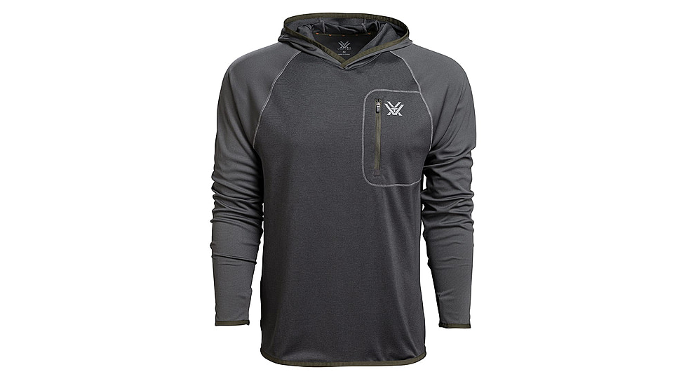 Vortex Weekend Rucker Hooded Long Sleeve - Men's, Charcoal, S, 121-24-CHRS