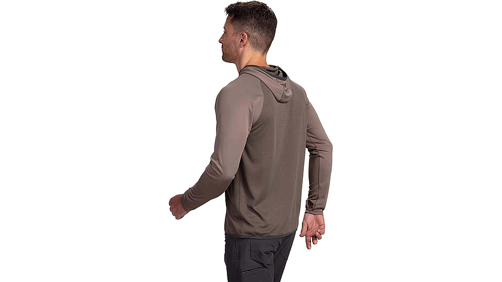 Vortex Weekend Rucker Hooded Long Sleeve - Mens, Peat, M, 121-24-PETM