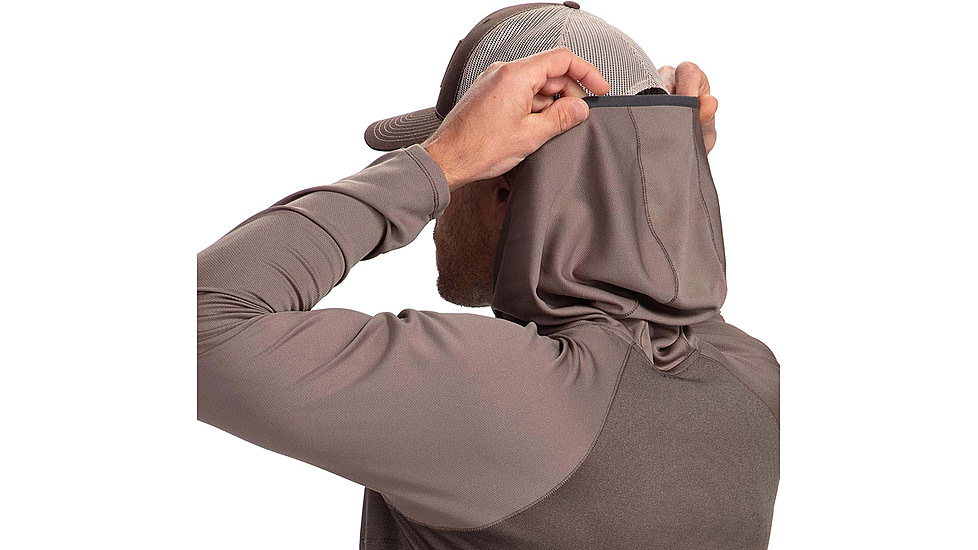 Vortex Weekend Rucker Hooded Long Sleeve - Mens, Peat, M, 121-24-PETM