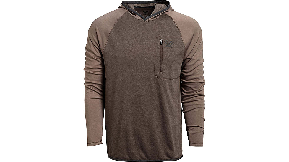 Vortex Weekend Rucker Hooded Long Sleeve - Mens, Peat, M, 121-24-PETM