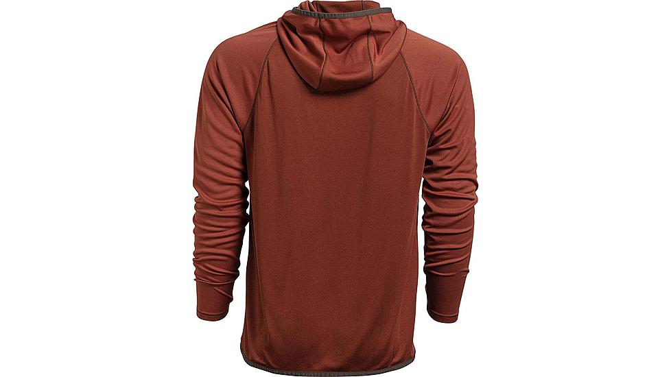 Vortex Weekend Rucker Hooded Long Sleeve - Mens, Sequoia Heather, S, 121-24-SEHS