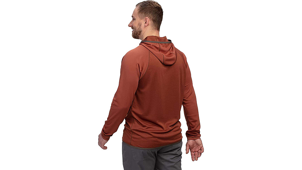 Vortex Weekend Rucker Hooded Long Sleeve - Mens, Sequoia Heather, S, 121-24-SEHS