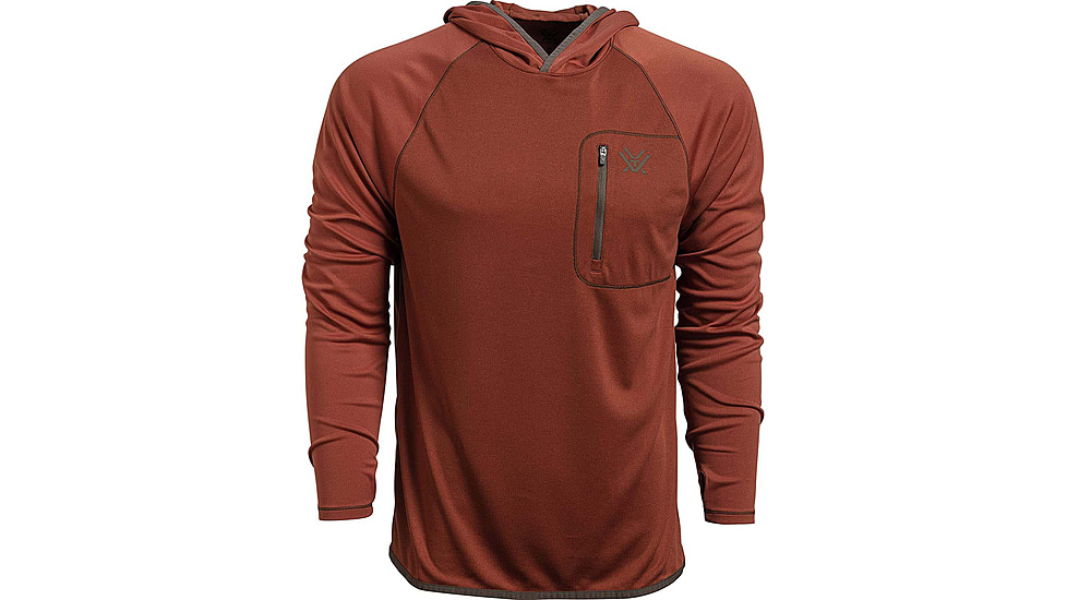 Vortex Weekend Rucker Hooded Long Sleeve - Mens, Sequoia Heather, S, 121-24-SEHS