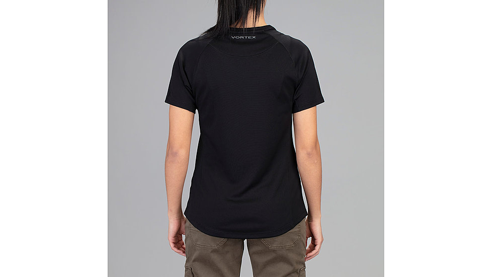 Vortex Weekend Rucker Short Sleeve Top - Womens, Black, Large, 121-25-BLKL