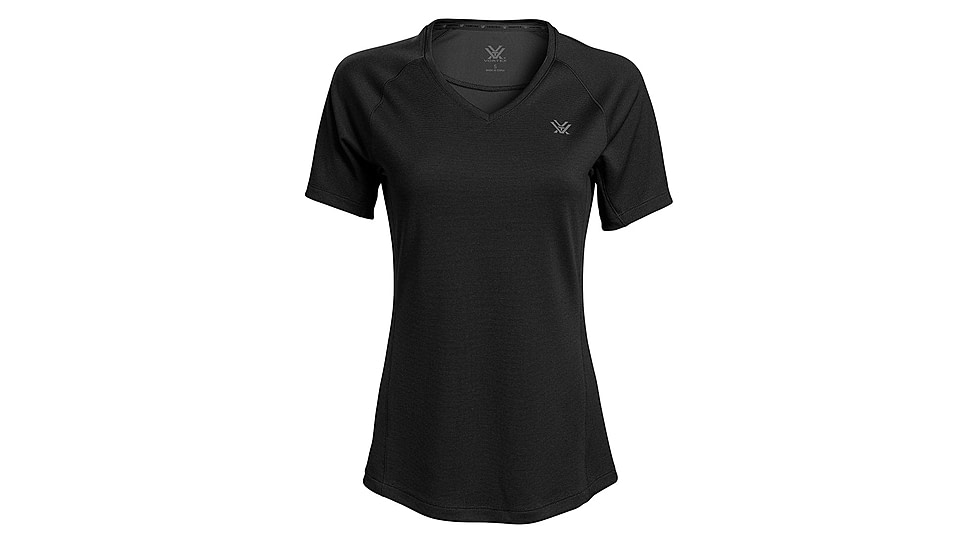 Vortex Weekend Rucker Short Sleeve Top - Womens, Black, Large, 121-25-BLKL