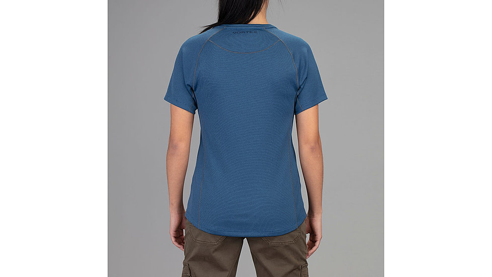 Vortex Weekend Rucker Short Sleeve Top - Womens, Blue, Medium, 121-25-DKBM