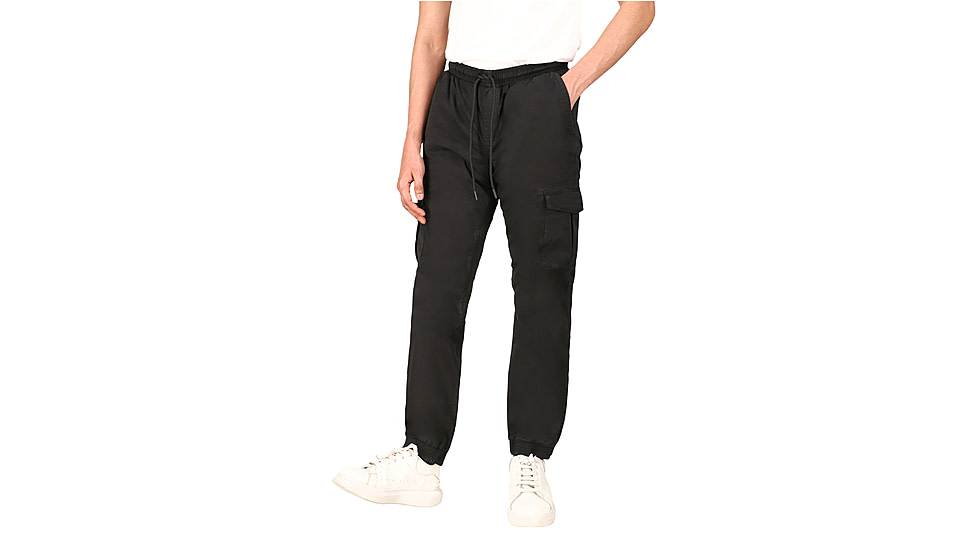 White Duck Cargo Stretch Jogger Pants - Mens, Black, Large, WD-JPC-BL-03