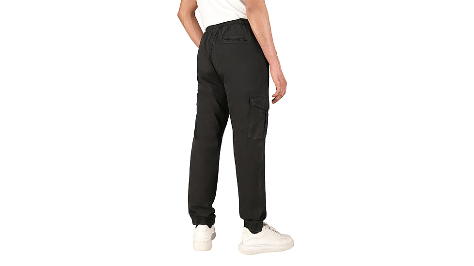 White Duck Cargo Stretch Jogger Pants - Mens, Black, Large, WD-JPC-BL-03