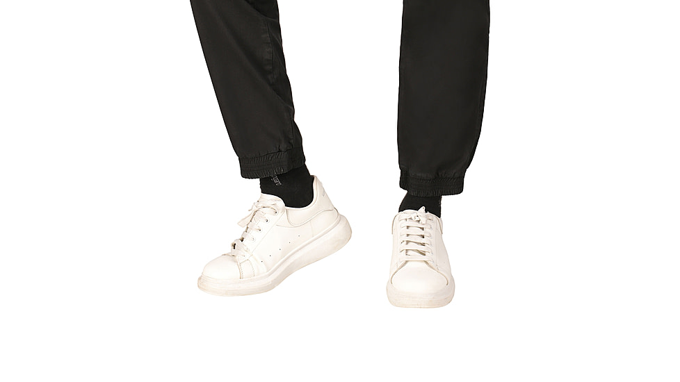 White Duck Cargo Stretch Jogger Pants - Mens, Black, Large, WD-JPC-BL-03