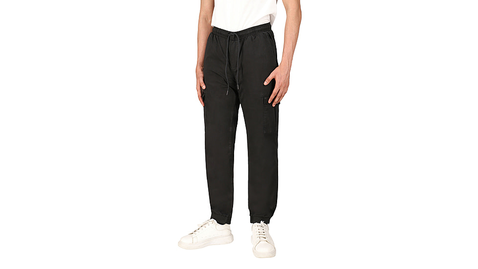 White Duck Cargo Stretch Jogger Pants - Mens, Black, Large, WD-JPC-BL-03