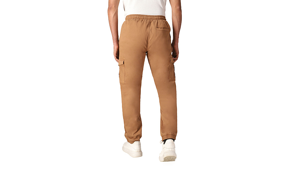 White Duck Cargo Stretch Jogger Pants - Mens, Caramel, Large, WD-JPC-CA-03