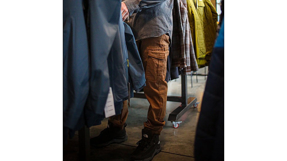 White Duck Cargo Stretch Jogger Pants - Mens, Caramel, Large, WD-JPC-CA-03