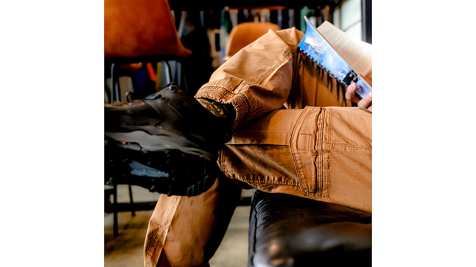 White Duck Cargo Stretch Jogger Pants - Mens, Caramel, Large, WD-JPC-CA-03
