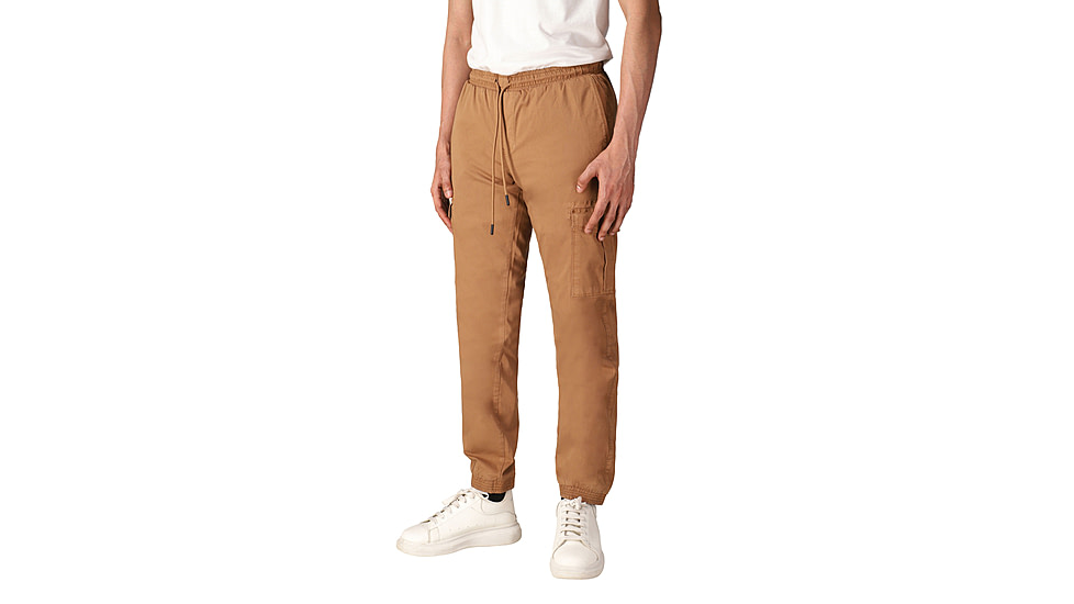 White Duck Cargo Stretch Jogger Pants - Mens, Caramel, Large, WD-JPC-CA-03