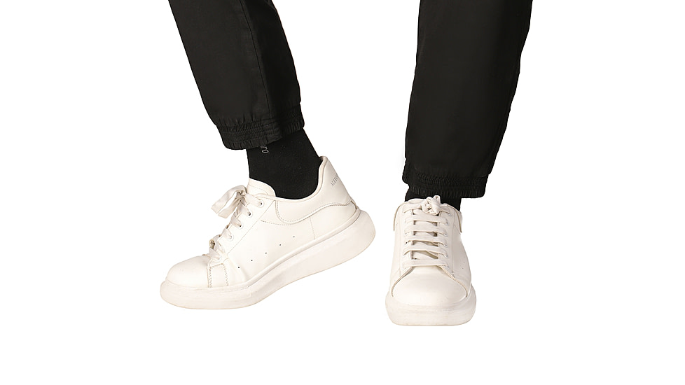 White Duck Essential Stretch Jogger Pants - Mens, Black, Large, WD-JP-BL-03