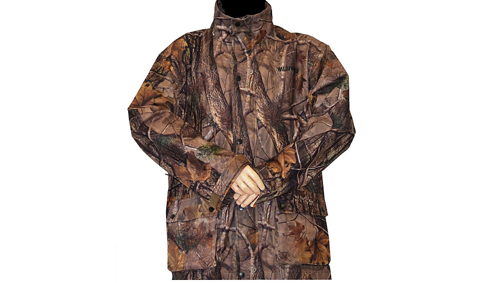 WILDFOWLER Waterproof Power Parka - Men's, Nature Brown, Extra Large, 8147WTNB-XL