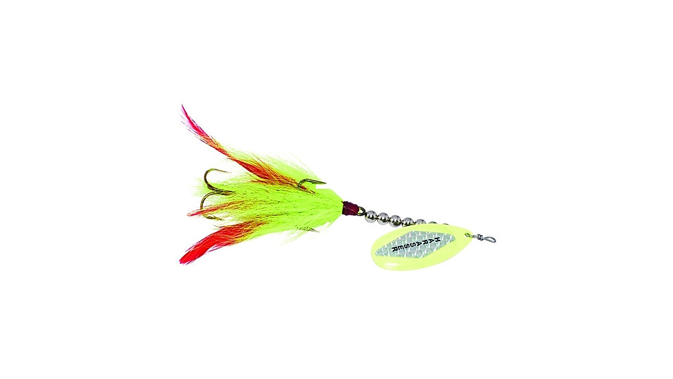 Windels Tackle Company Muskie Harasser Bucktail Spinner, Chartreuse/Chartreuse, 7in, MHTT-C9
