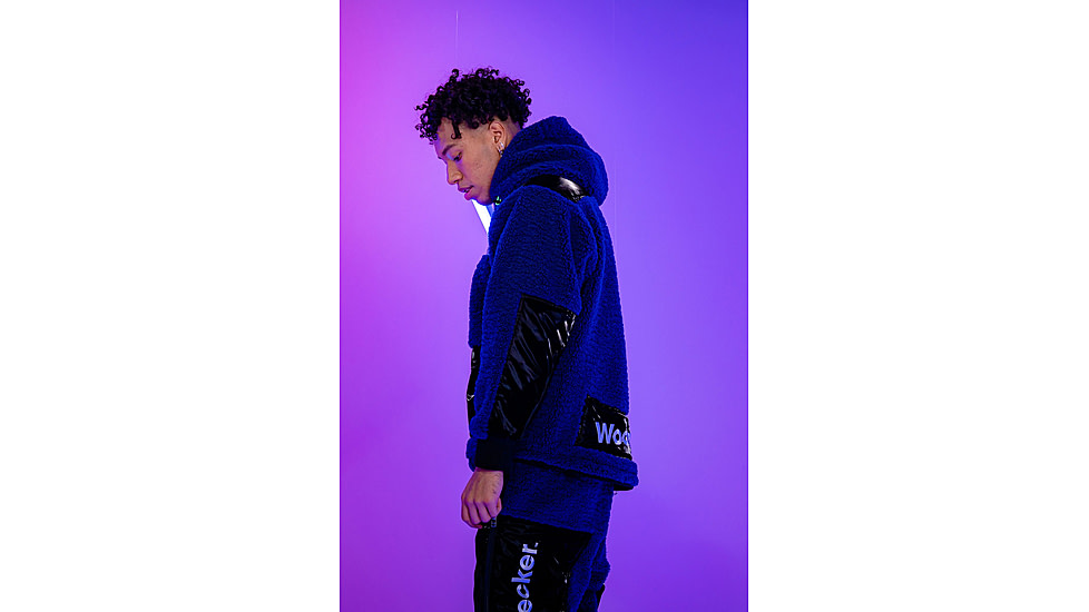 Woodpecker Teddy Fleece Track Pants, Navy, M, WPU002B-NAV-M