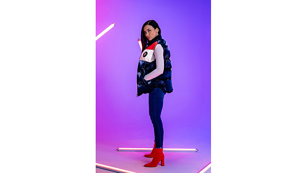 Woodpecker Vest, Red Winged/Navy Red White, S, WPU001-RW-S