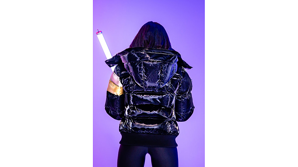 Woodpecker Woody Bomber Jacket - Womens, Firebird/Black Gold, L, WPW006-FB-L