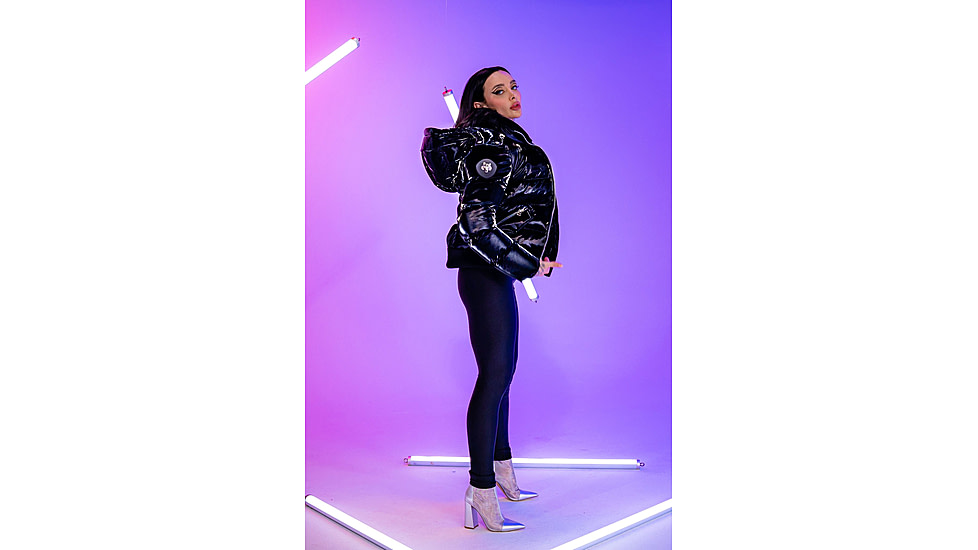 Woodpecker Woody Bomber Jacket - Womens, Firebird/Black Gold, L, WPW006-FB-L