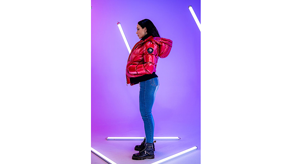 Woodpecker Woody Bomber Jacket - Womens, Raspberry/Red, L, WPW006-RAS-L