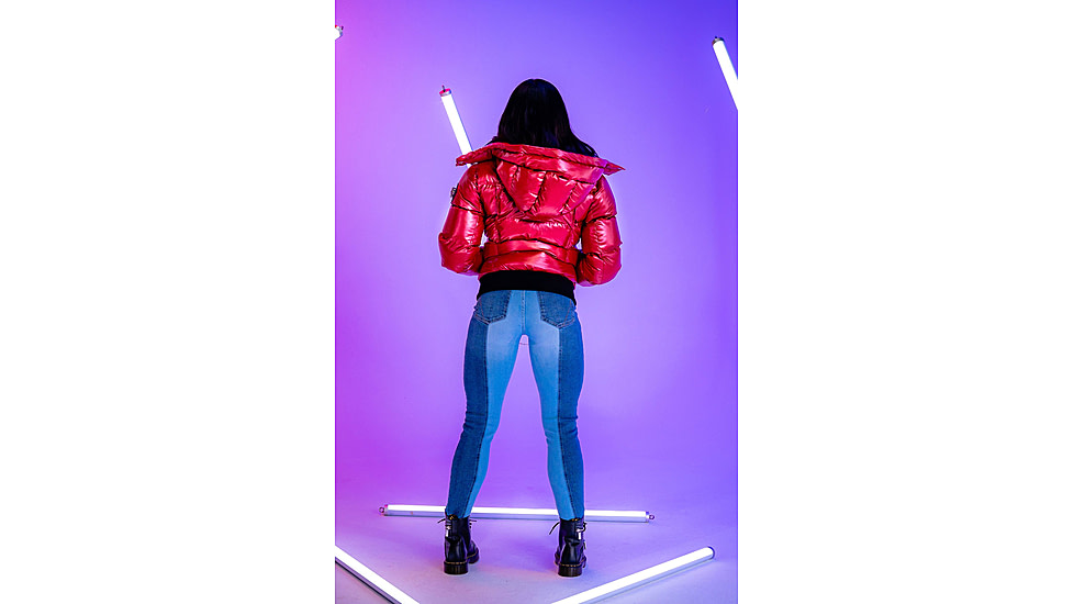 Woodpecker Woody Bomber Jacket - Womens, Raspberry/Red, L, WPW006-RAS-L