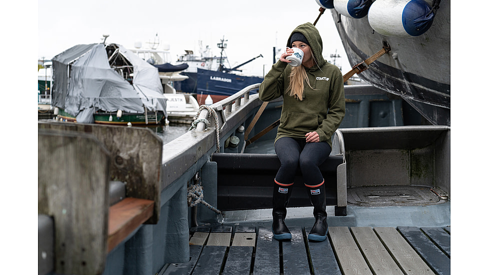 Xtratuf 15 in Legacy Boot - Womens, Black/Beach Glass Print, 6, XWL-1BG-BLK-060