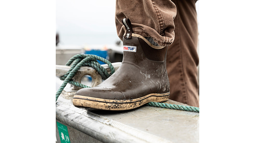 Xtratuf 6 in Ankle Deck Boot - Mens, Chocolate/Tan, 14, 22734-BRN-140