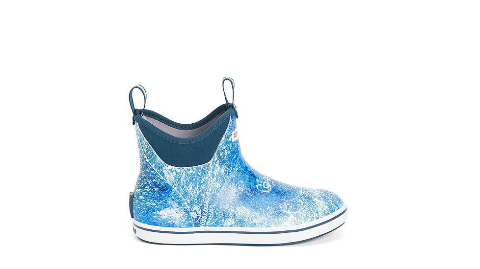 Xtratuf 6 in Ankle Deck Boot - Mens, Mossy Oak Coastal Inshore, 10, XMAB-MOC-CAM-100