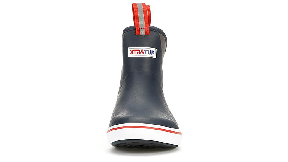 Xtratuf 6 in Ankle Deck Boot - Mens, Navy/Red, 11, 22733-NVY-110
