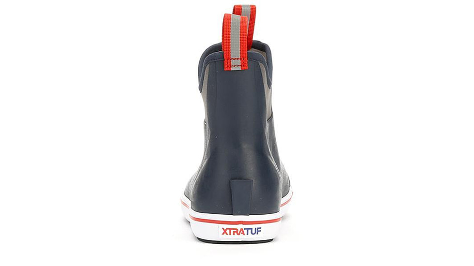 Xtratuf 6 in Ankle Deck Boot - Mens, Navy/Red, 11, 22733-NVY-110