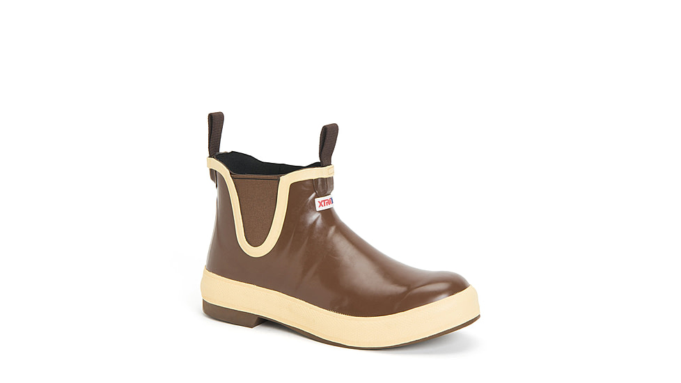 Xtratuf 6in Legacy Ankle Deck Boot - Mens, Brown, 10, LDB-900-BRN-100